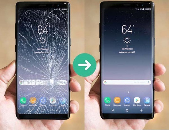 Vì sao cần thay ngay màn hình vỡ