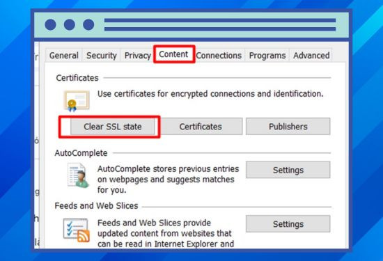 xóa trạng thái chứng chỉ SSL