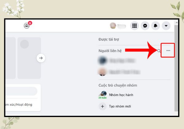 Tắt trạng thái online trên facebook trên máy tính B1