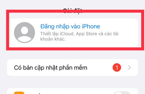 Đăng nhập lại vào Apple ID B3