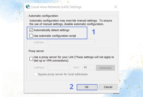 Cài đặt lại Proxy B3