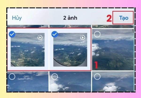 Ghép nhiều ảnh vào 1 khung trên iPhone nhờ Google Photos B4