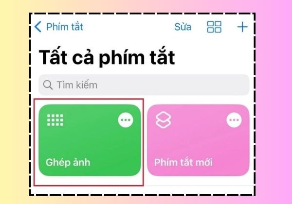 Cách ghép 2 ảnh vào 1 khung trên iPhone B5