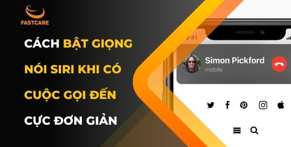 cách bật giọng nói siri khi có cuộc gọi đến
