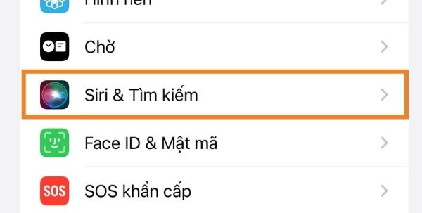 Cách bật Siri trong cài đặt bước 2 Cách bật Siri trong cài đặt bước 2