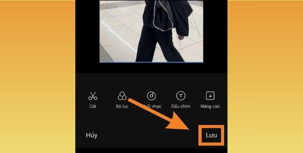 Cách cắt video trên điện thoại Android bước 4 Cách cắt video trên điện thoại Android bước 4