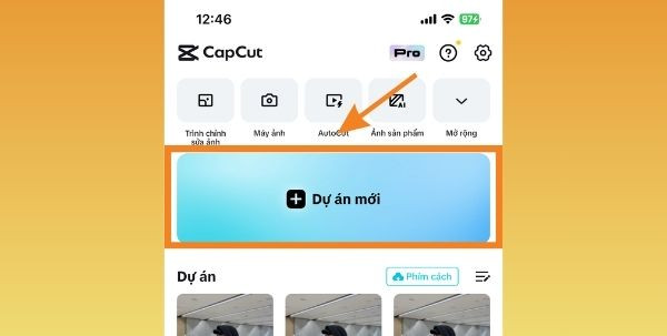 Cách cắt video trên điện thoại bằng Capcut bước 2 Cách cắt video trên điện thoại bằng Capcut bước 2