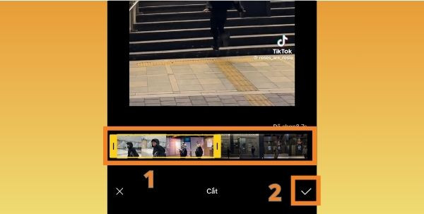 Cách cắt video trên điện thoại bằng Capcut bước 5 Cách cắt video trên điện thoại bằng Capcut bước 5