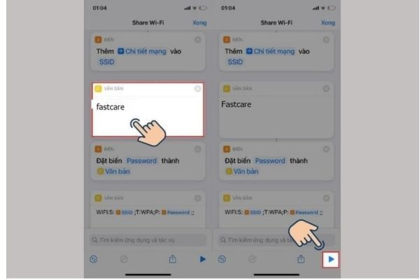 cách chia sẻ Wifi từ máy iPhone bằng mã QR bước 3, 4 cách chia sẻ Wifi từ máy iPhone bằng mã QR bước 5, 6