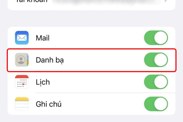 Cách sao lưu danh bạ từ Android sang iPhone bước 5 Cách sao lưu danh bạ từ Android sang iPhone bước 5