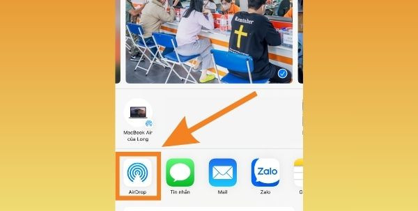 Cách sử dụng AirDrop trên iPhone bước 2 Cách sử dụng AirDrop trên iPhone bước 2
