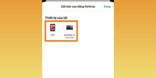 Cách sử dụng AirDrop trên iPhone bước 3 Cách sử dụng AirDrop trên iPhone bước 3