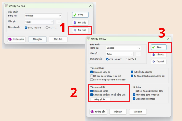 Cách sử dụng tính năng gõ tắt của Unikey B1
