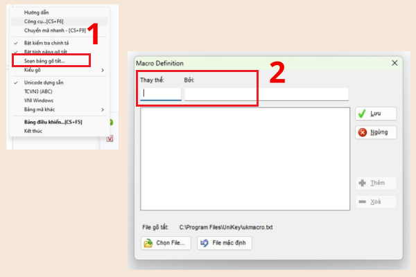 Cách sử dụng tính năng gõ tắt của Unikey B2
