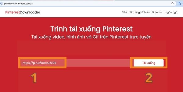 Cách tải video Pinterest trên máy tính B2 Cách tải video Pinterest trên máy tính B2