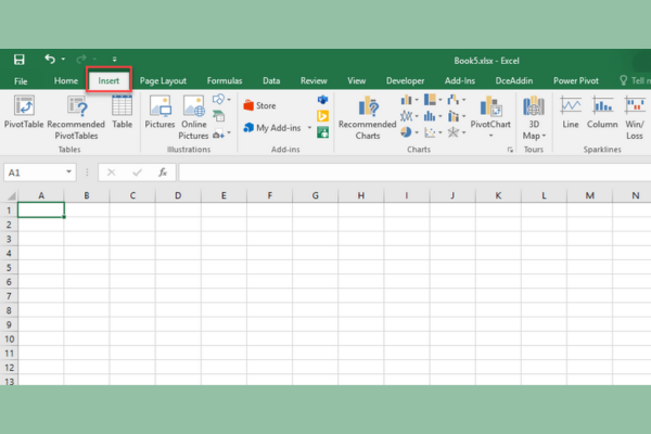 Cách tạo chữ ký điện tử trên file Excel bước 1