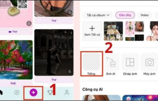 Cách tạo filter trên TikTok bằng app Picsart bước 1