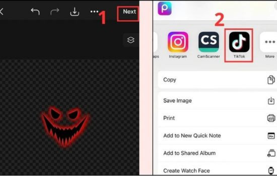 Cách tạo filter trên TikTok bằng app Picsart bước 5