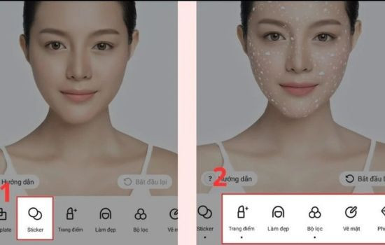 cách tạo filter trên TikTok kiếm tiền bằng app B612 bước 2
