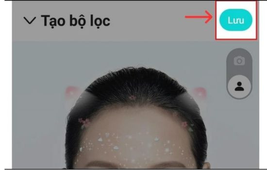 cách tạo filter trên TikTok kiếm tiền bằng app B612 bước 3
