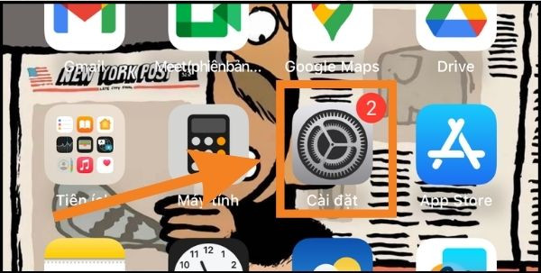 Cách tắt thông báo siri khi có cuộc gọi đến bước 1