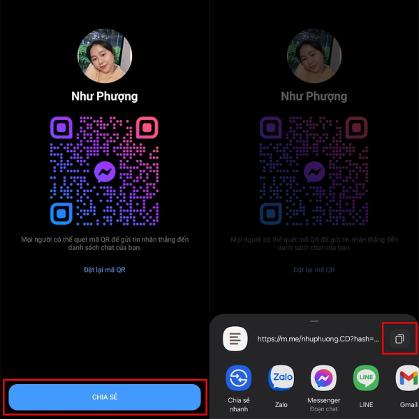 cách thêm bạn bằng QR Messenger bước 3 cách thêm bạn bằng QR Messenger bước 3