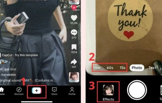 Cách tự tạo filter trên TikTok bằng điện thoại&nbsp;bước 1