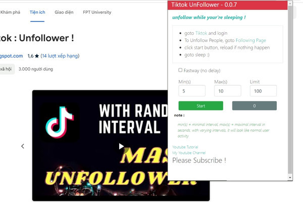 Cách unfollow bằng tiện ích unfollower bước 9 Cách unfollow bằng tiện ích unfollower bước 9