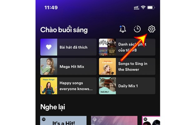Cách đăng nhạc lên Spotify trên điện thoại bước 2