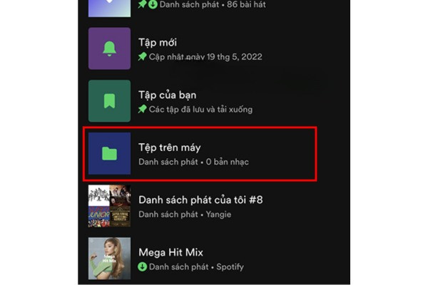 Cách đăng nhạc lên Spotify trên điện thoại bước 5