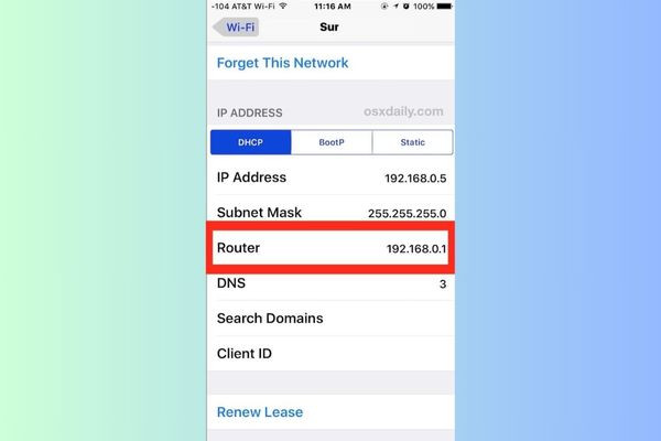 Cách xem mật khẩu Wi-Fi iPhone bằng router bước 2