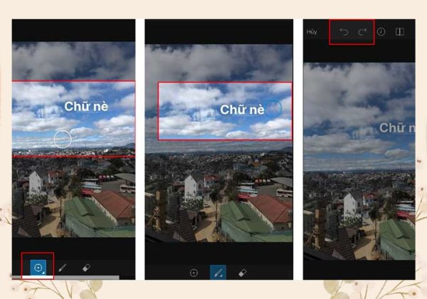 Cách xóa chữ trên ảnh trên điện thoại iPhone bằng PicsArt&nbsp;B2