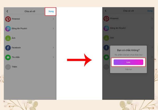 Cách xóa chữ trên ảnh trên điện thoại iPhone bằng PicsArt&nbsp;B3