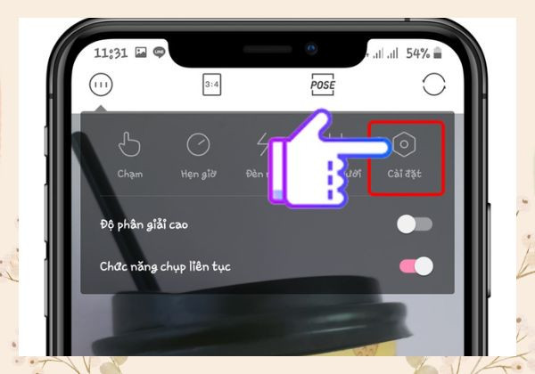 Cách xóa chữ Ulike trên ảnh trên iPhone&nbsp;B3