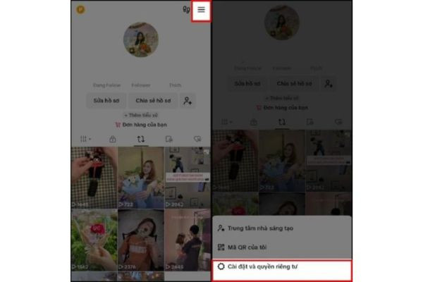 Cách xóa địa điểm đã lưu trên TikTok bước 1