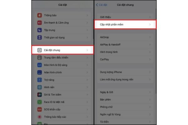 Cập nhật phần mềm iOS cho iPhone mới nhất
