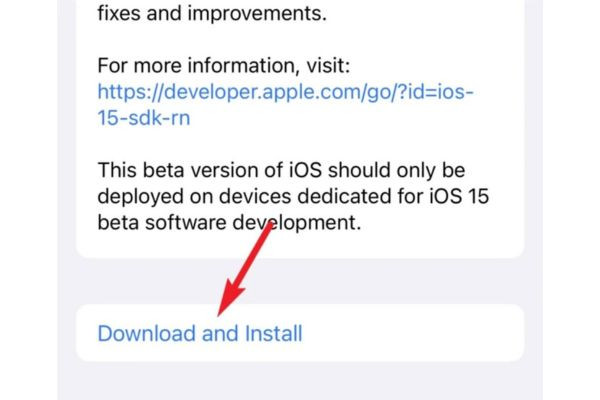 cập nhật phần mềm mới nhất cho iPhone