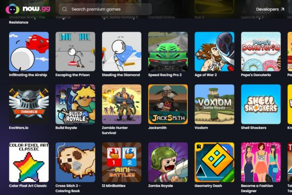 Chơi game miễn phí không cần tải về ở đâu