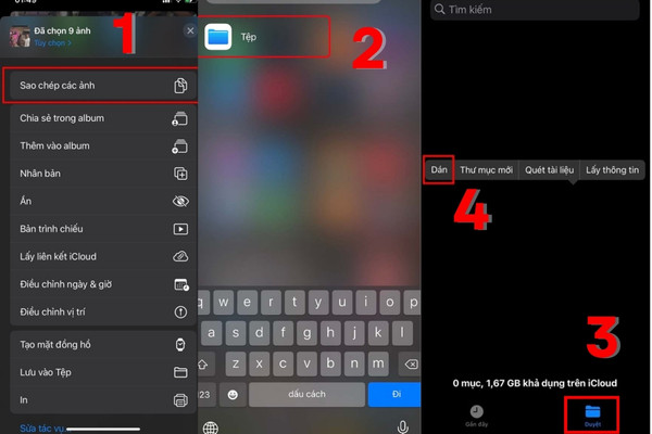 chuyển file HEIC sang JPG trên iPhone 