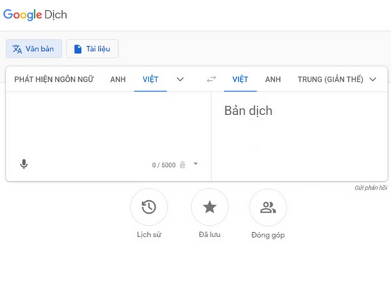 Chuyển văn bản thành giọng nói online với Google Dịch