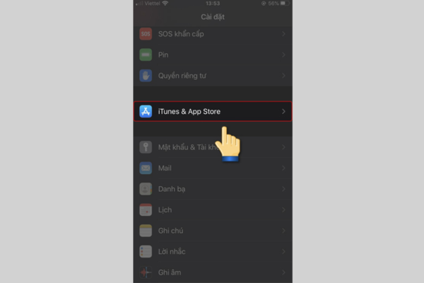 chuyển cùng Appstore qua quốc tế bằng cài đặt bước 2 chuyển cùng Appstore qua quốc tế bằng cài đặt bước 2