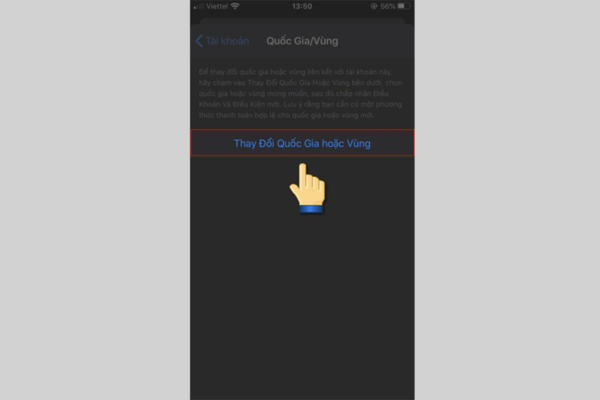 chuyển vùng Appstore trực tiếp bước 5 chuyển vùng Appstore trực tiếp bước 5
