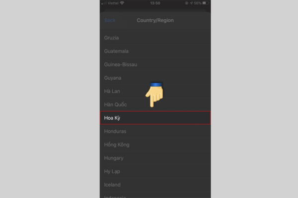 chuyển vùng Appstore trực tiếp bước 6 chuyển vùng Appstore trực tiếp bước 6