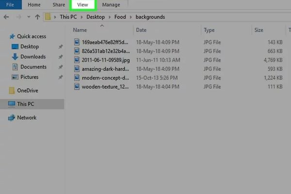 Cụ thể cách xem trước ảnh trong Win 10 bước 3