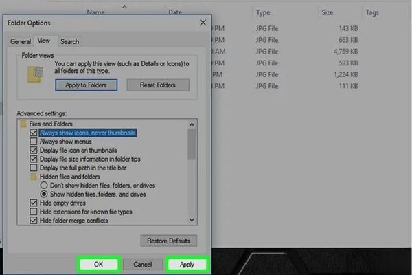 Cụ thể cách xem trước ảnh trong Win 10 bước 5