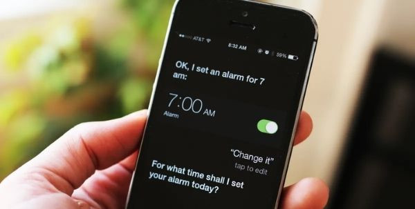 Đặt báo thức bằng Siri Đặt báo thức bằng Siri