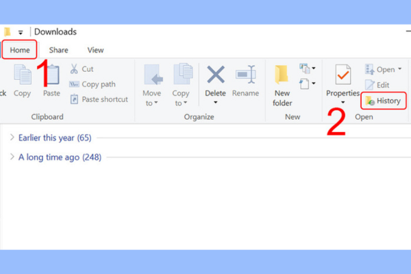 Dùng File History bước 1