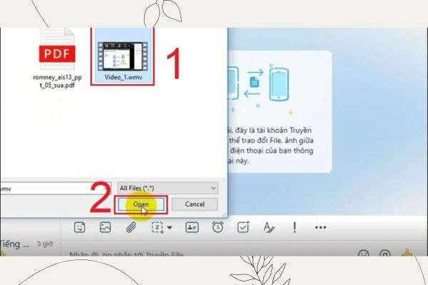 gửi hình ảnh HD qua Zalo máy tính bước 3
