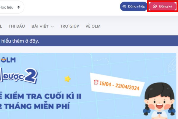 Đối với học sinh