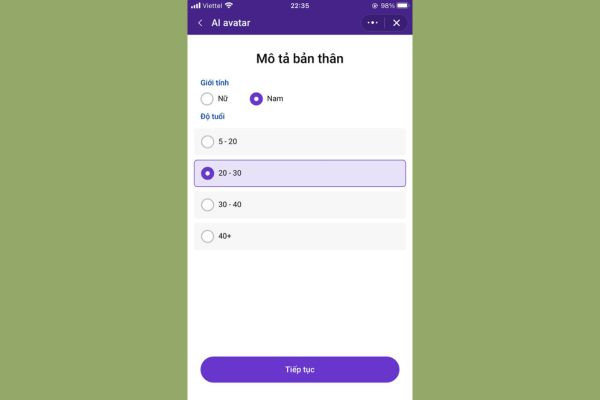 Hướng dẫn tạo ảnh AI từ ảnh thật bằng ứng dụng Zalo bước 5